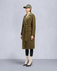LAFLEUR WOOL LONG WRAP COAT