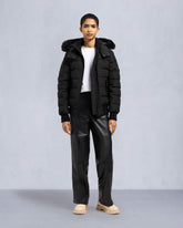 ONYX LADRIERE SHEARLING BOMBER JACKET