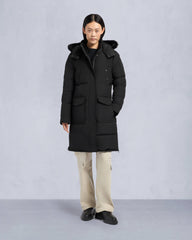 ONYX SHEARLING CAUSAPSCAL PARKA
