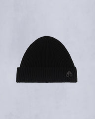 LOGO RIBBED BEANIE