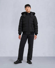 ONYX SCOTCHTOWN SHEARLING BOMBER JACKET