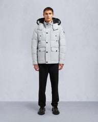 ONYX ROUND ISLAND SHEARLING DOWN JACKET