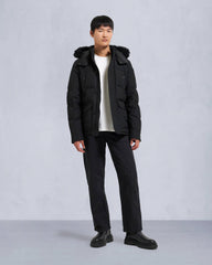 ONYX ROUND ISLAND SHEARLING DOWN JACKET