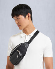 LOGO MONOGRAM WAIST BAG-BLACK MONOGRAM