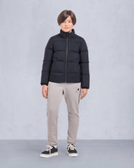 KIDS UNISEX KING DOWN SHINY PUFFER-BLACK