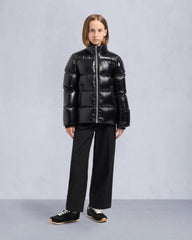 KIDS UNISEX KING DOWN SHINY PUFFER-BLACK