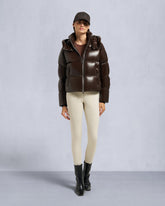 MOONSTONE PUFFER JACKET-ESPRESSO