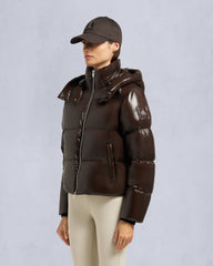 MOONSTONE PUFFER JACKET-ESPRESSO