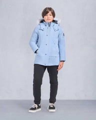 KIDS UNISEX ORIGINAL SHEARLING TRIM PARKA