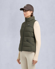 NYLUXE KOUSSI VEST-DARK OLIVE