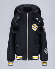NHL X MOOSE KNUCKLES BRUINS BOMBER JACKET