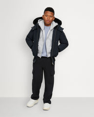 KIDS UNISEX ORIGINAL SHEARLING TRIM BOMBER