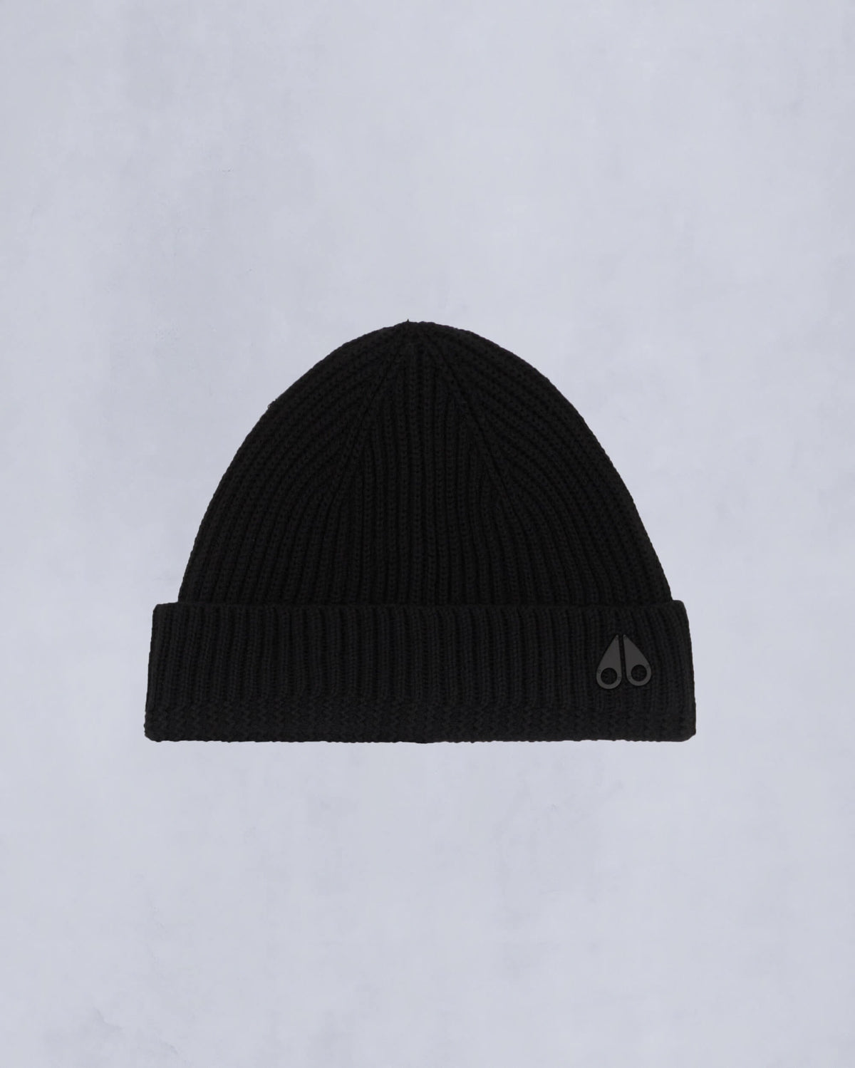 LOGO RIBBED BEANIE