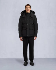 ONYX ROUND ISLAND SHEARLING DOWN JACKET