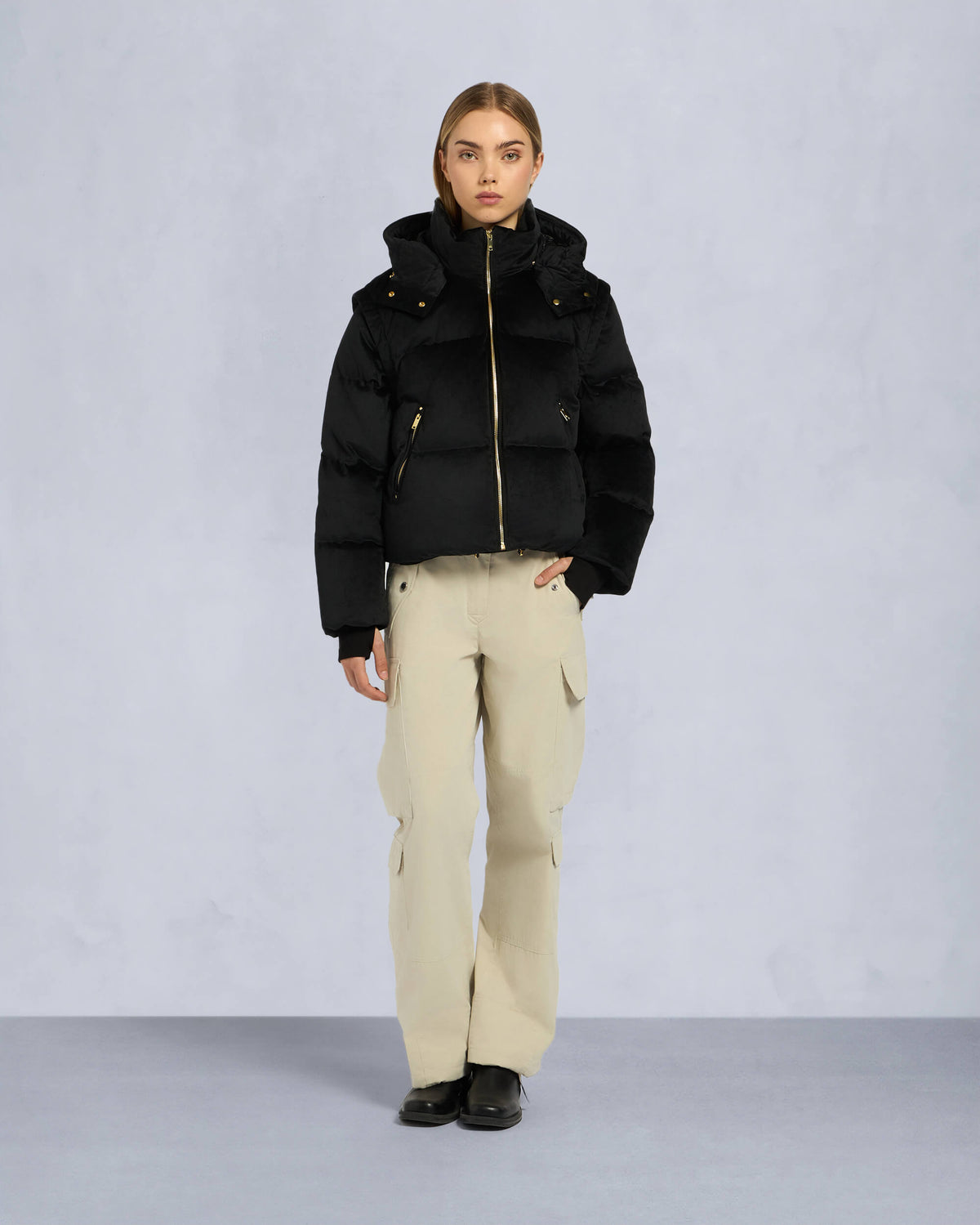 GOLD SERIES MISTI VELOUR PUFFER