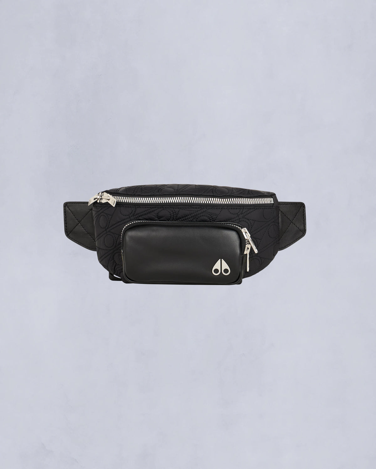 LOGO MONOGRAM WAIST BAG-BLACK MONOGRAM