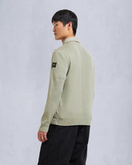 MARBLE HYBRID SHIRT JACKET-SAGE