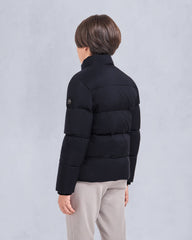 KIDS UNISEX KING DOWN SHINY PUFFER-BLACK