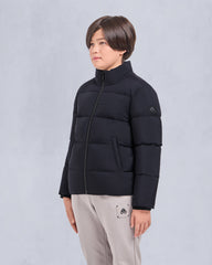 KIDS UNISEX KING DOWN SHINY PUFFER-BLACK