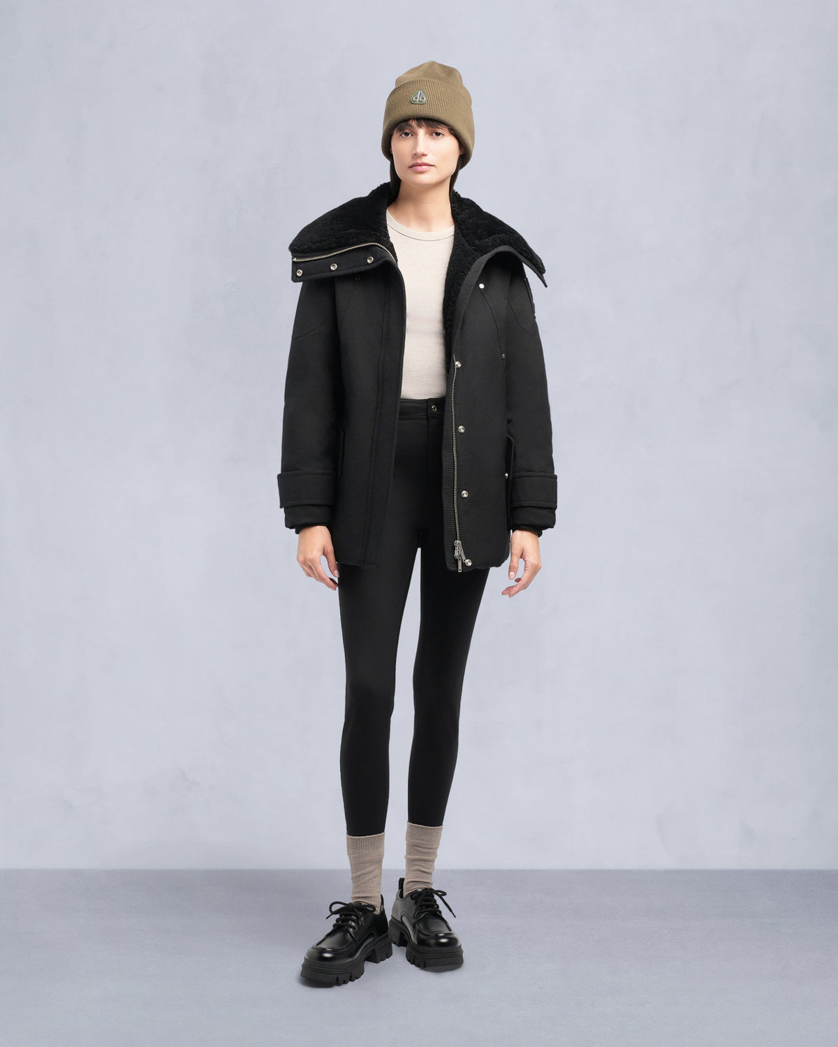 ORIGINAL AURORA SHEARLING TRIM JACKET