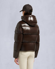 MOONSTONE PUFFER JACKET-ESPRESSO