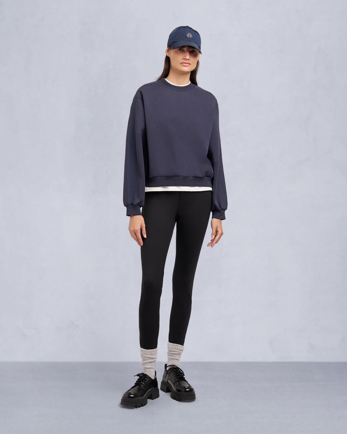 MIX MEDIA CREWNECK SWEATSHIRT