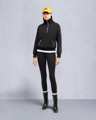 MIX MEDIA QUARTER ZIP SWEATER