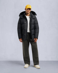CLOUD SHEARLING TRIM 3Q JACKET