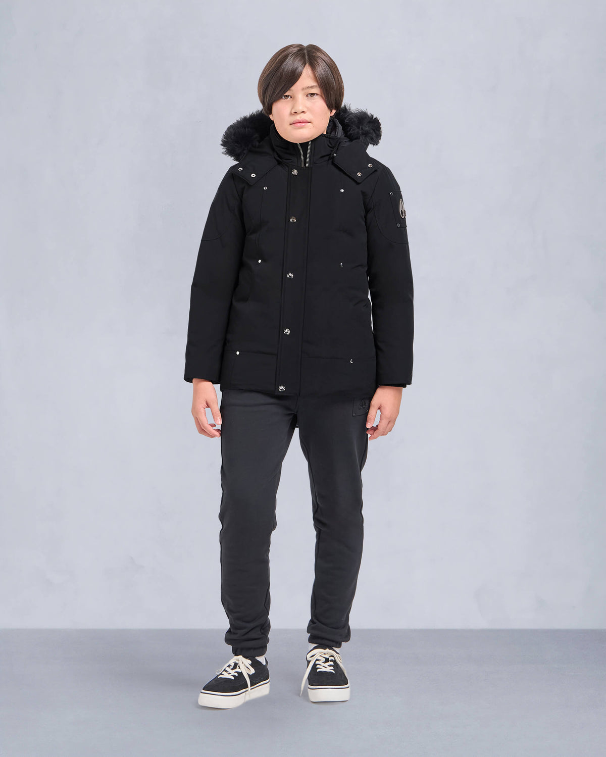 KIDS UNISEX ORIGINAL  SHEARLING TRIM PARKA